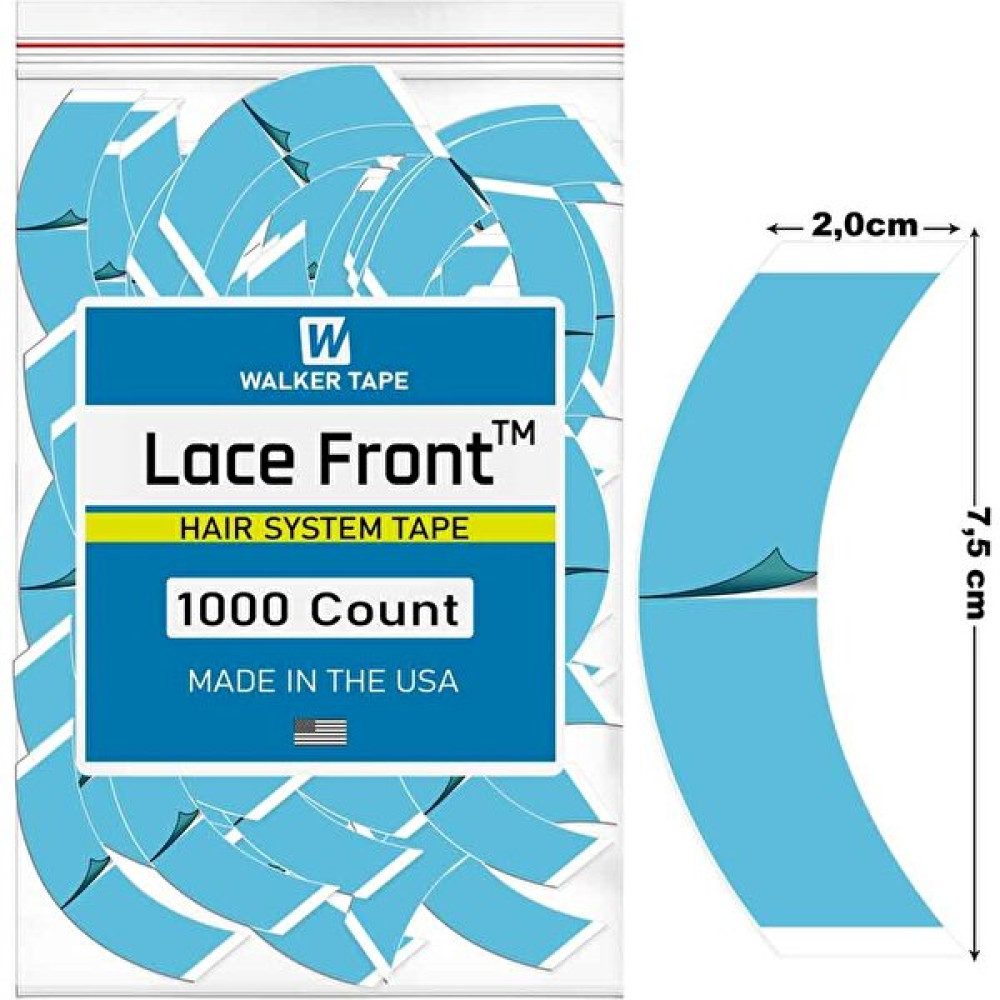 Walker Tape Lace Front™ Protez Saç Bandı Oval ''cc″ - 2,0 x 7,5 cm - 1000 Adet Saç Bakımı Fiyatı