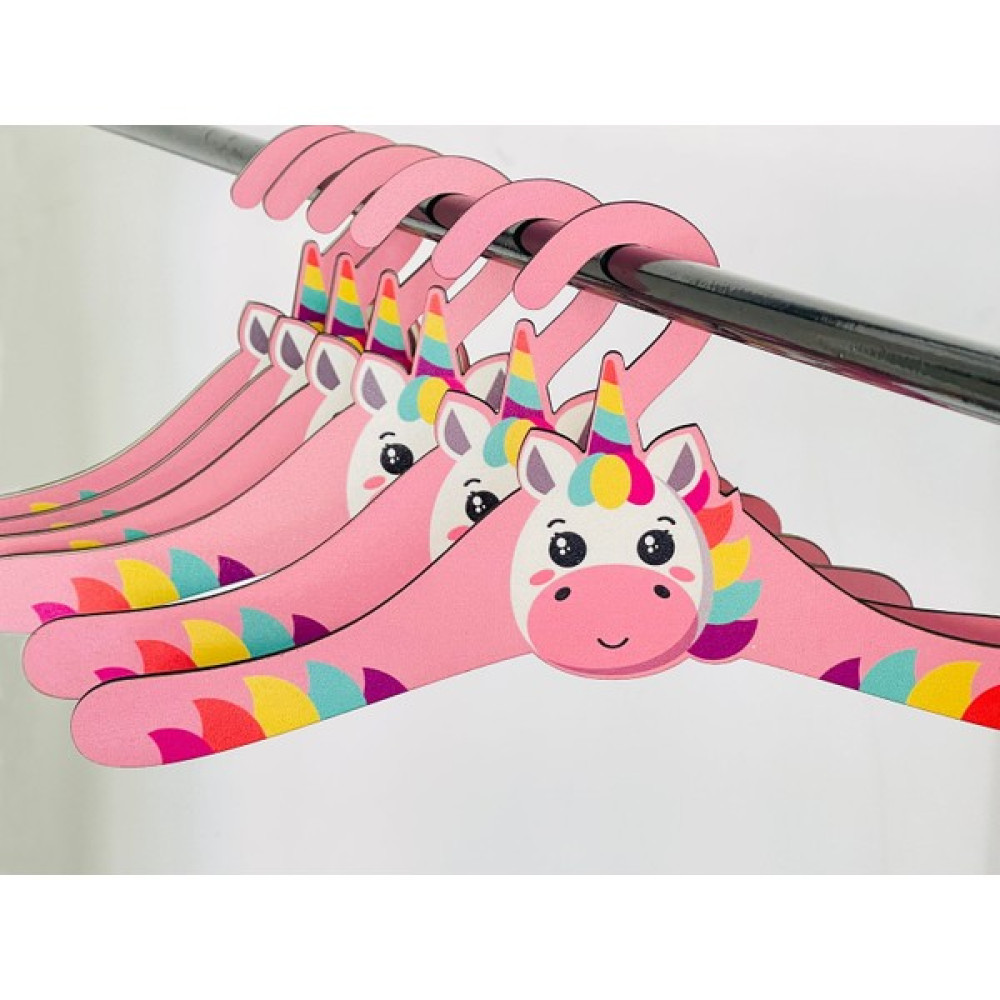 Walldeco 6'lı Bebek Elbise Askısı Ahşap Kıyafet Askısı Unicorn Bebek Odası Tekstili Fiyatı