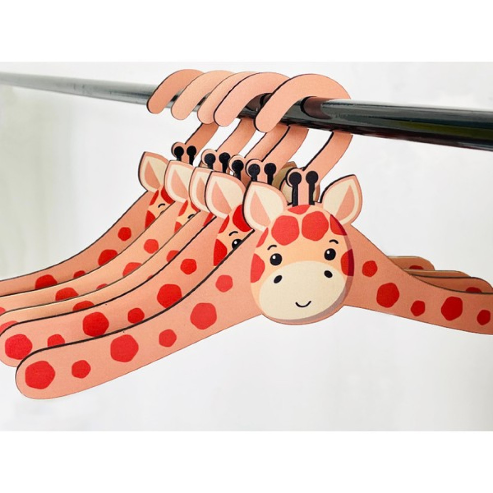 Walldeco 6'lı Bebek Elbise Askısı Ahşap Kıyafet Askısı Zürafa Bebek Odası Tekstili Fiyatı