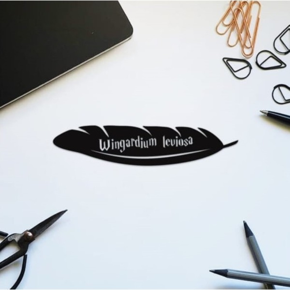 Walldeco Ahşap Harry Potter Wingardium Leviosa Kitap Ayracı Mdf Ayraç & Seperatör Fiyatı