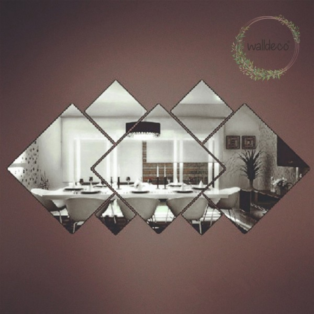 Walldeco Dekoratif Kare Karışık Pleksi Ayna - 11 x 21 x 30 cm Ayna Fiyatı