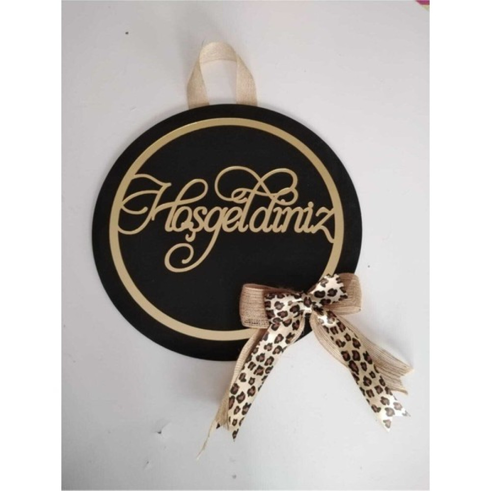 Walldeco Gold Aynalı Pleksi Kapı Süsü ANKRPLKS0013 Bebek Kapı Süsü Fiyatı