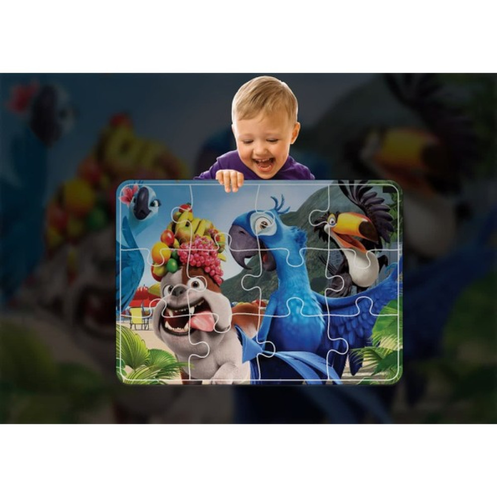 Walldeco Komik Hayvanlar 12 Parça Çocuk Ahşap Puzzle Eğitici Oyuncak Fiyatı