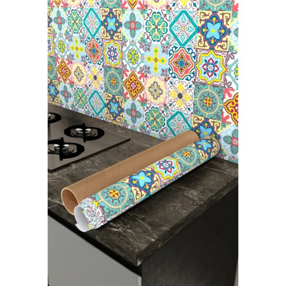 Walldeco Mutfak Tezgah Arası Yapışkanlı Folyo 65 cm x 2 Metre - 65 x 200 cm - Renkli Yapı Kimyasalları & Yapıştırıcılar Fiyatı