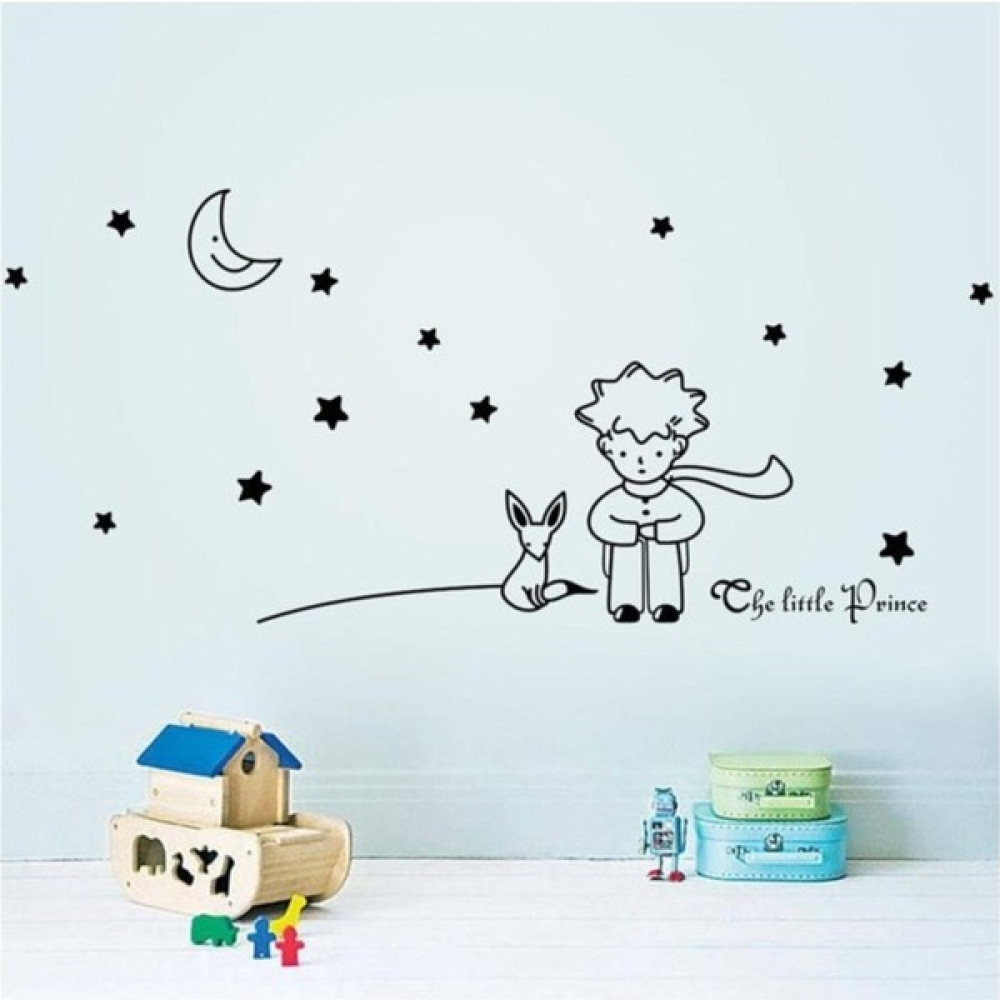 Walldeco Popüler Kitap Peri Masalı Küçük Prens Fox Duvar Sticker - 3 x 3 cm - Siyah Ev & Dekorasyon Aksesuarları Fiyatı