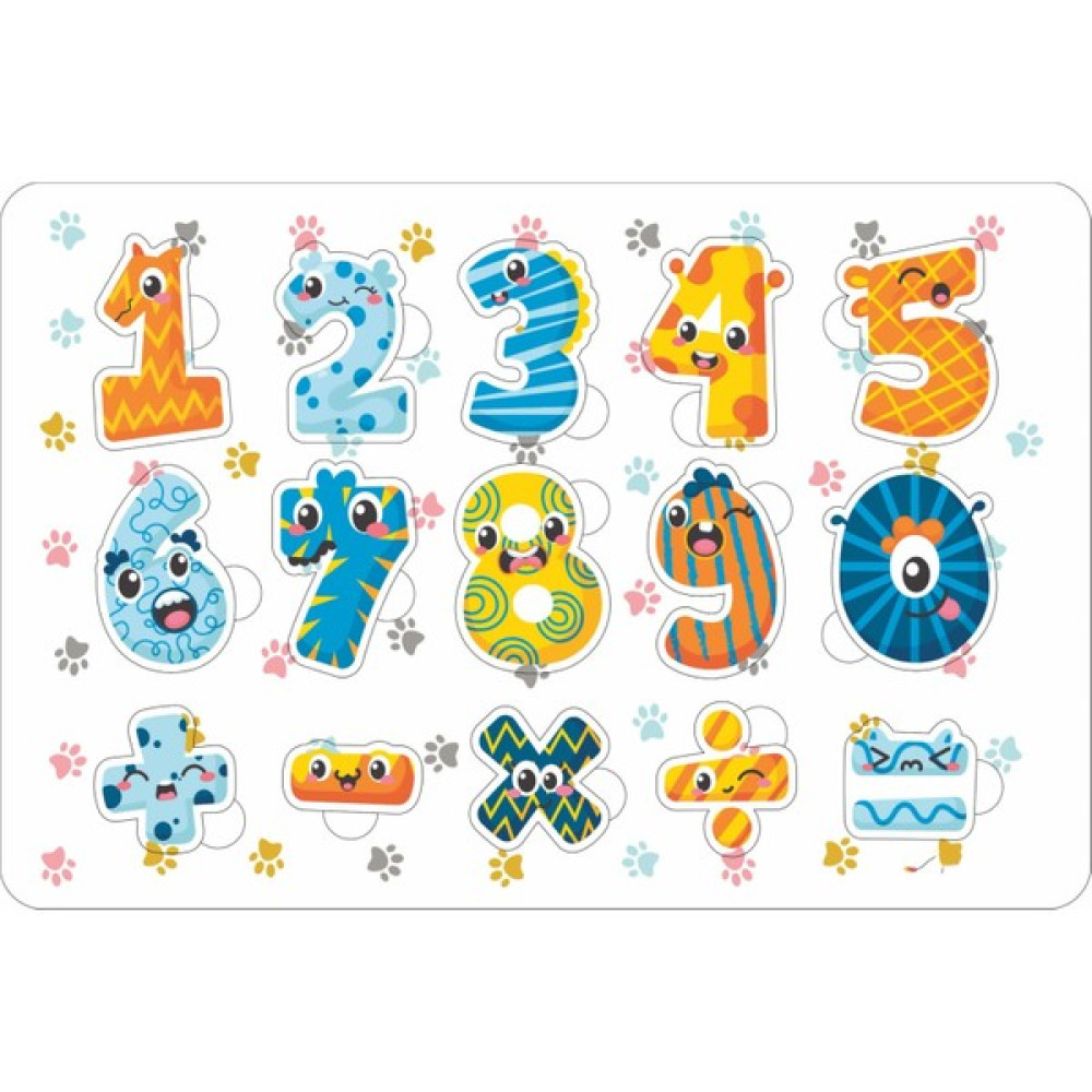 Walldeco Rakamlar Bul-Tak Eğitici Ahşap Çocuk Puzzle Eğitici Oyuncak Fiyatı