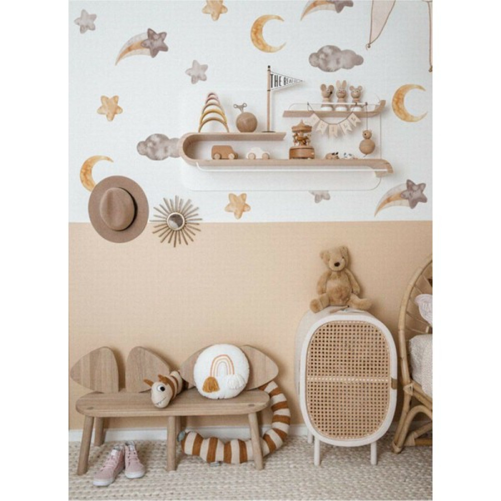 Wallhuman Gece Yıldızları Duvar Stickerı - 50 x 100 cm - Renkli Duvar Stickerı Fiyatı