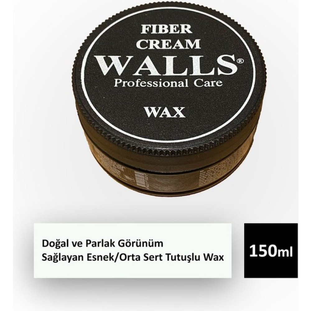 Walls Fiber Cream Doğal ve Parlak Görünüm Sağlayan Wax/Saç Şekillendirici 150ML Saç Şekillendirici Krem Fiyatı