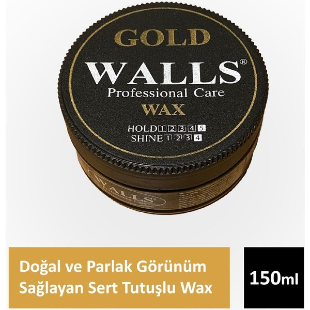 Walls Gold Doğal ve Parlak Görünüm Sağlayan Wax/Saç Şekillendirici 150ML Saç Şekillendirici Krem Fiyatı