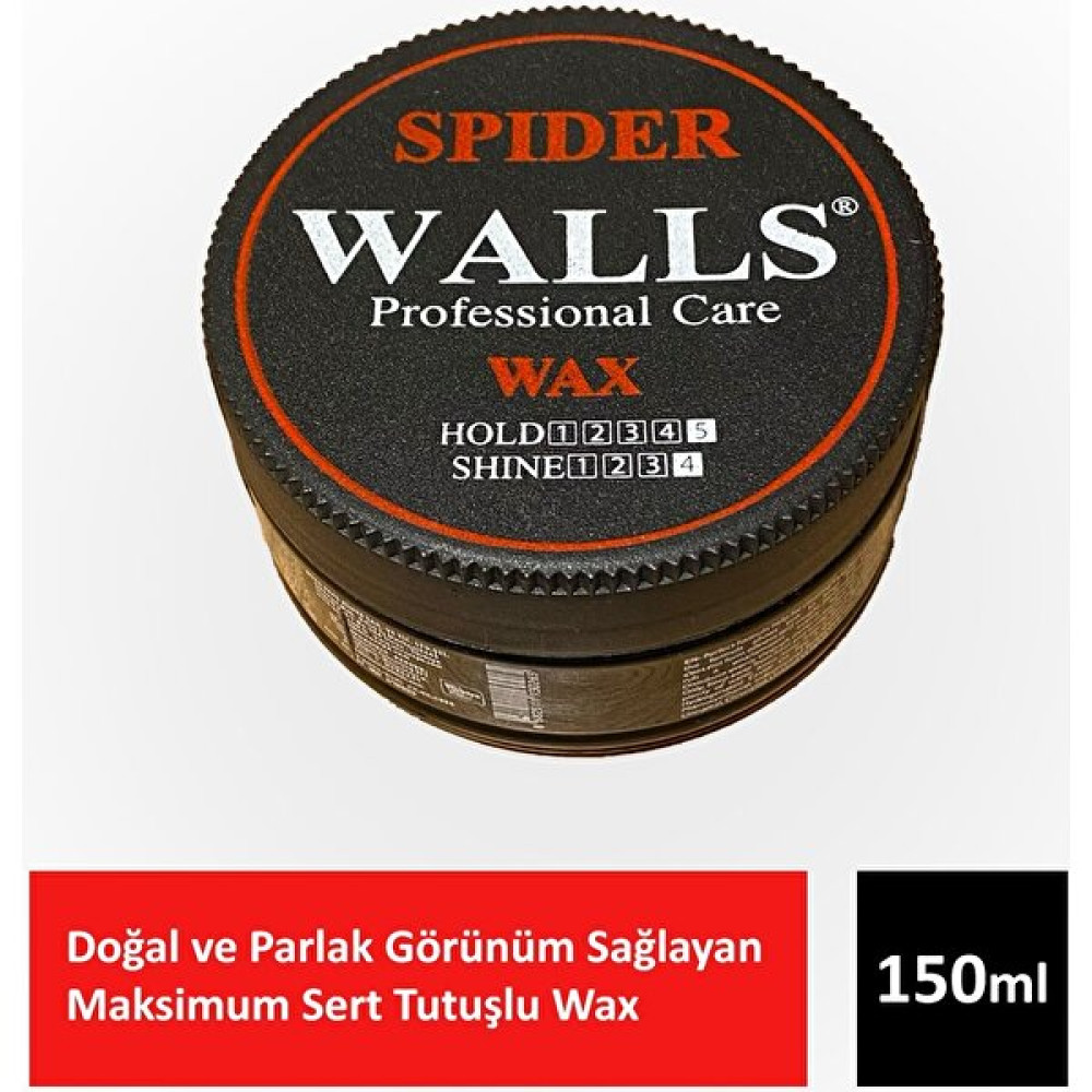 Walls Spider Doğal ve Parlak Görünüm Sağlayan Wax/Saç Şekillendirici 150ML Saç Şekillendirici Krem Fiyatı