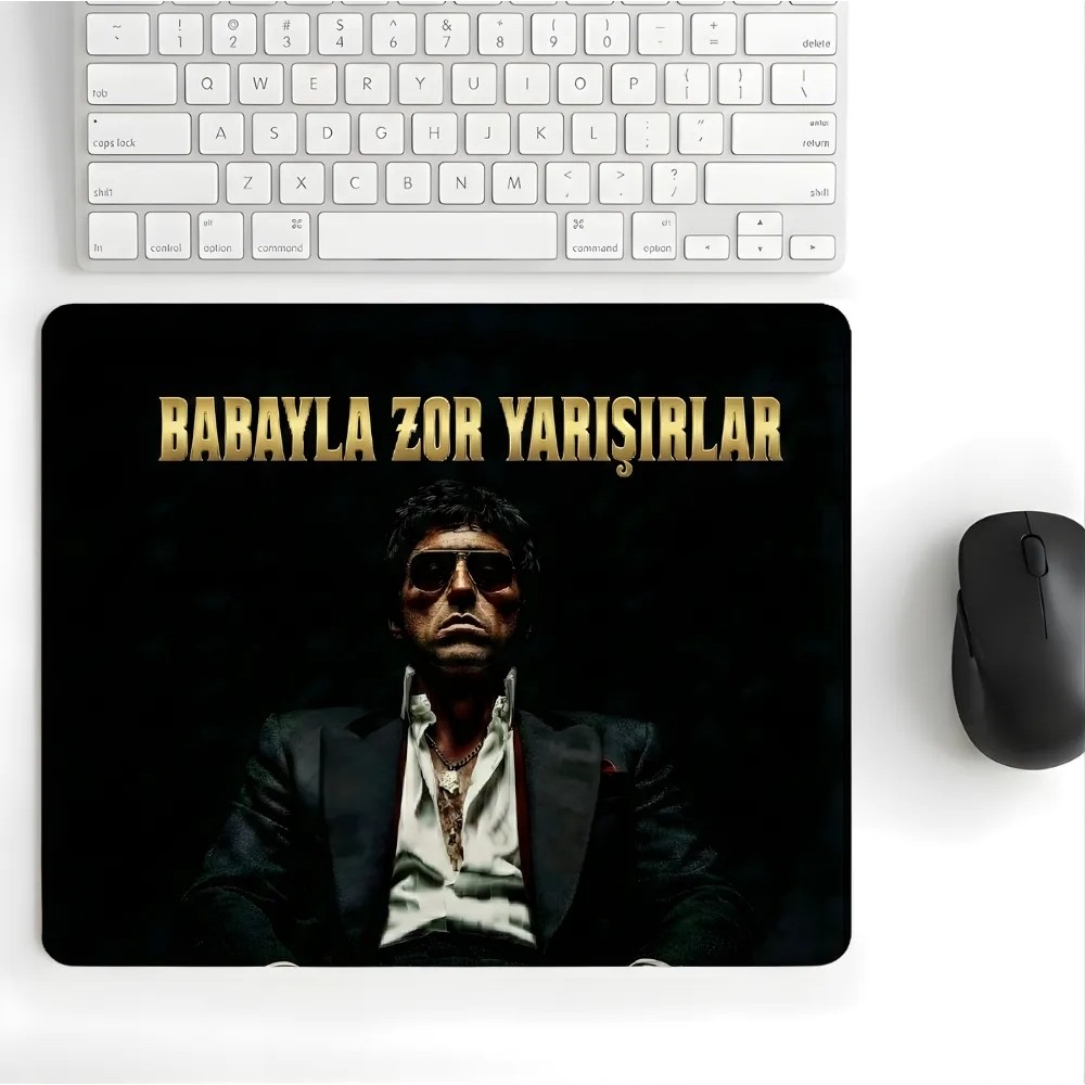 Walter White 18X22 cm Babayla Zor Yarışırlar Desenli Mouse Pad Baskılı Tasarımlı Mouse Pad,ofis Aksesuarları - Siyah - Sarı Mouse Pad Fiyatı
