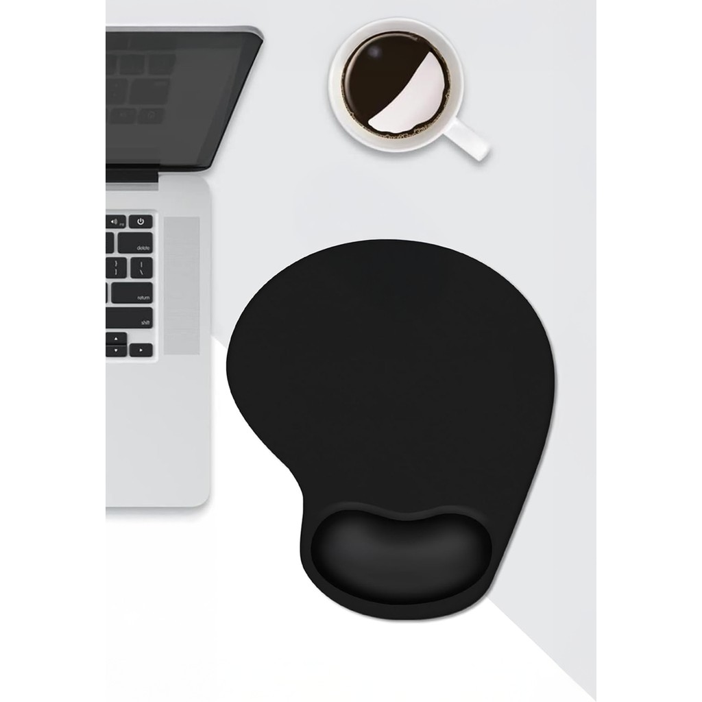 Walter White Flexpad Bilek Destekli Siyah Rahat Konforlu Mouse Pad, Ergonomik Mouse Pad,ofis,ev, Siyah Mouse Pad Fiyatı