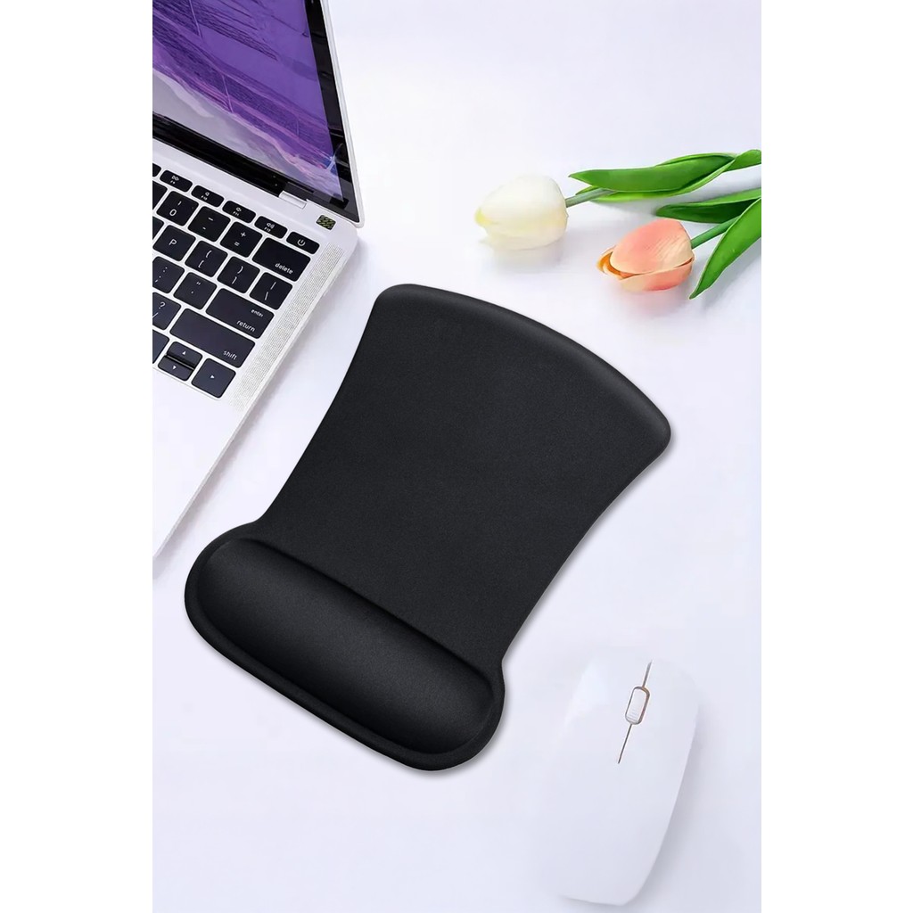 Walter White Softsupport Bilek Destekli Siyah Rahat Konforlu Mouse Pad, Ergonomik Mouse Pad,ofis,ev, Siyah Mouse Pad Fiyatı