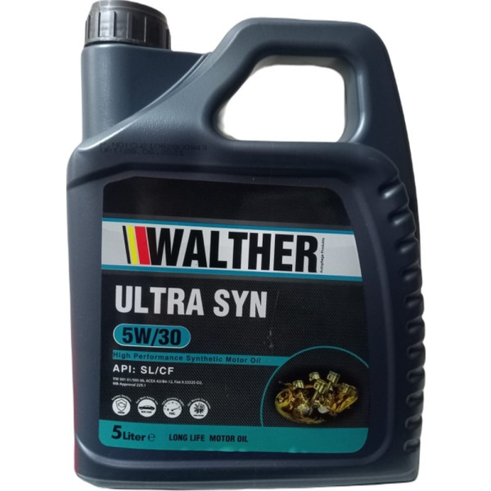 Walther 5W30 5 Lt Motor Yağı ( Üretim Yılı: 2022 ) Motor Yağı Fiyatı