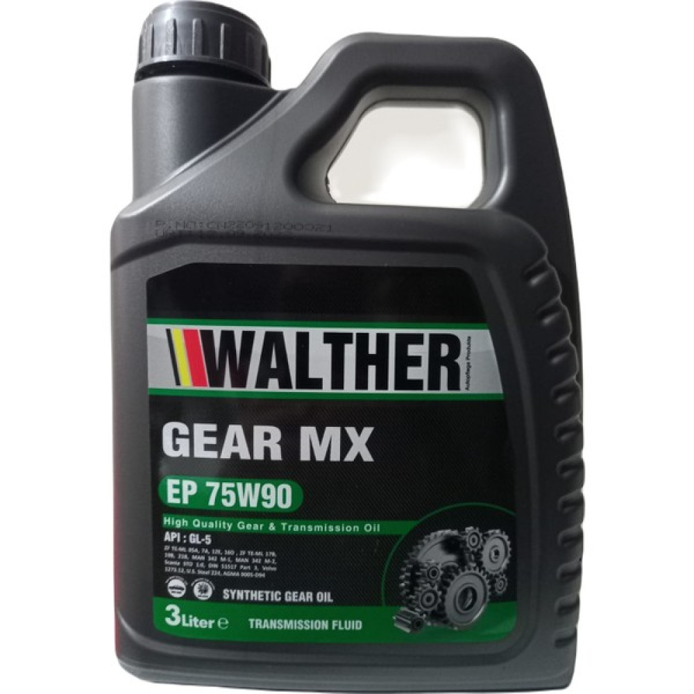 Walther 75W90 3 Lt Motor Yağı ( Üretim Yılı: 2022 ) Motor Yağı Fiyatı