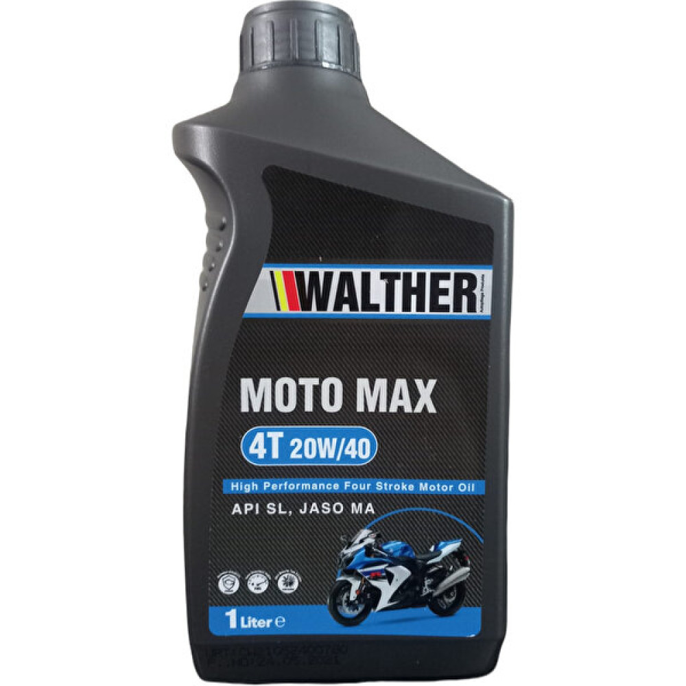 Walther Moto Max 4t 20W40 4 Zamanlı 1 Lt Motor Yağı ( Üretim Yılı: 2022 ) Motor Yağı Fiyatı