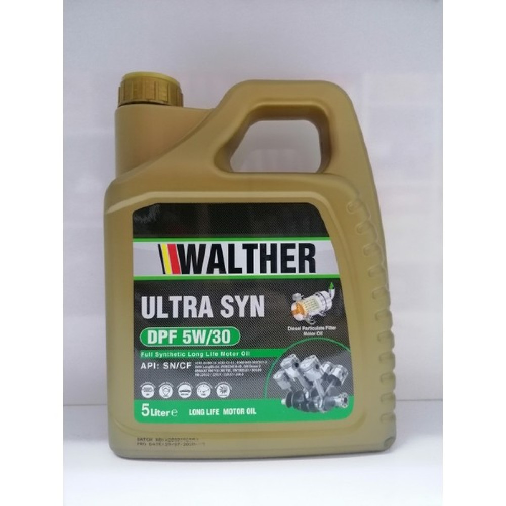 Walther Ultra 5W-30 5 Litre Motor Yağı ( Üretim Yılı: 2022 ) Motor Yağı Fiyatı