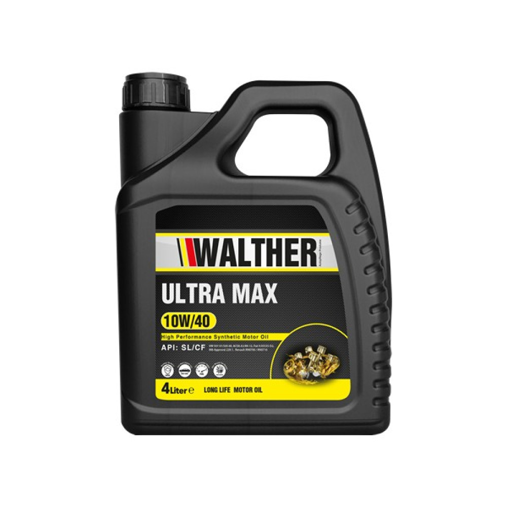 Walther Ultra Max 10W-40 Sl/Cf 4 lt Motor Yağı ( Üretim Yılı : 2021 ) Motor Yağı Fiyatı