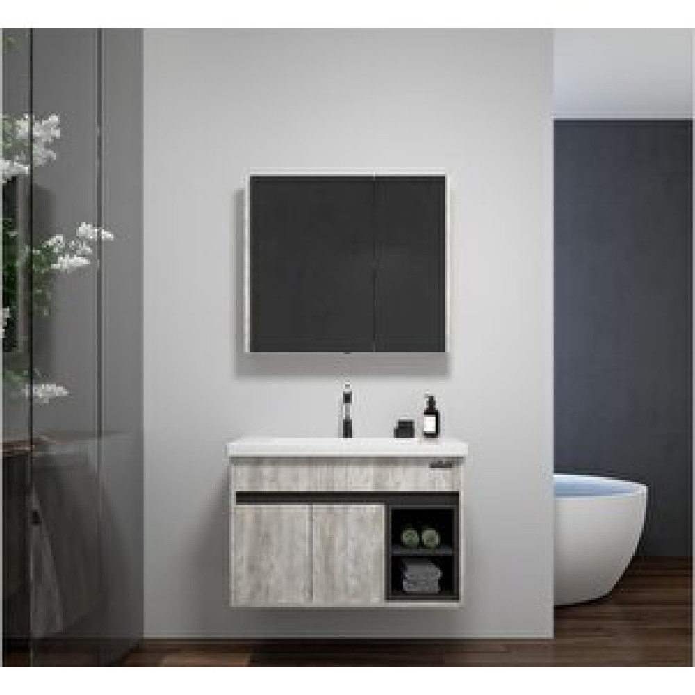 Wamixco Right 80 Cm Banyo Dolap Seti Banyo Dolabı / Mobilyası Fiyatı
