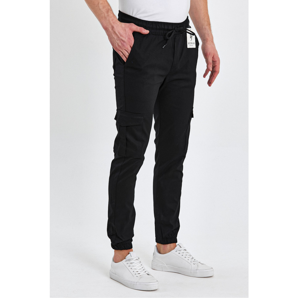wamoss Slim Fit Beli Ve Paçası Lastikli Kargo Cep Pantolon 2023 XS Beden Kadın Pantolon Fiyatı