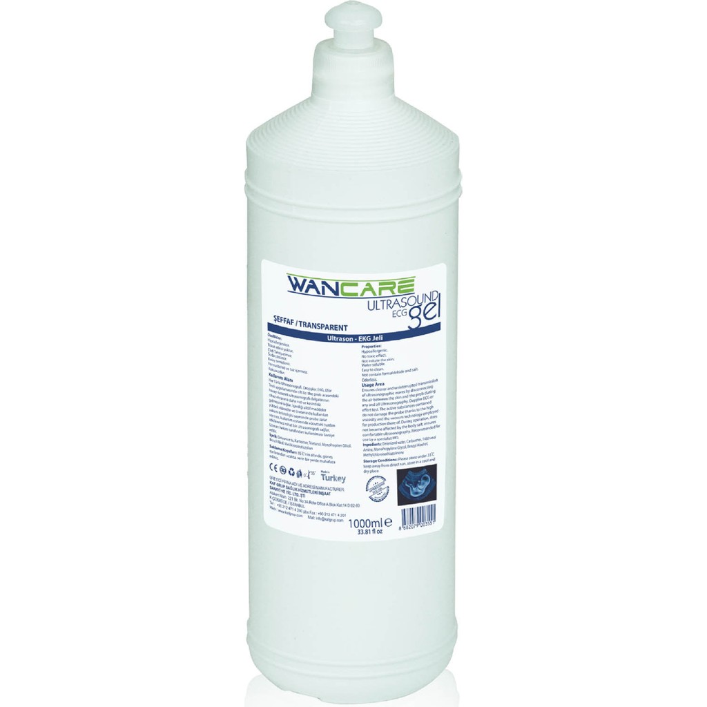 Wancare Ultrason Ekg Jeli 1000ML - 1 lt Diğer Fiyatı