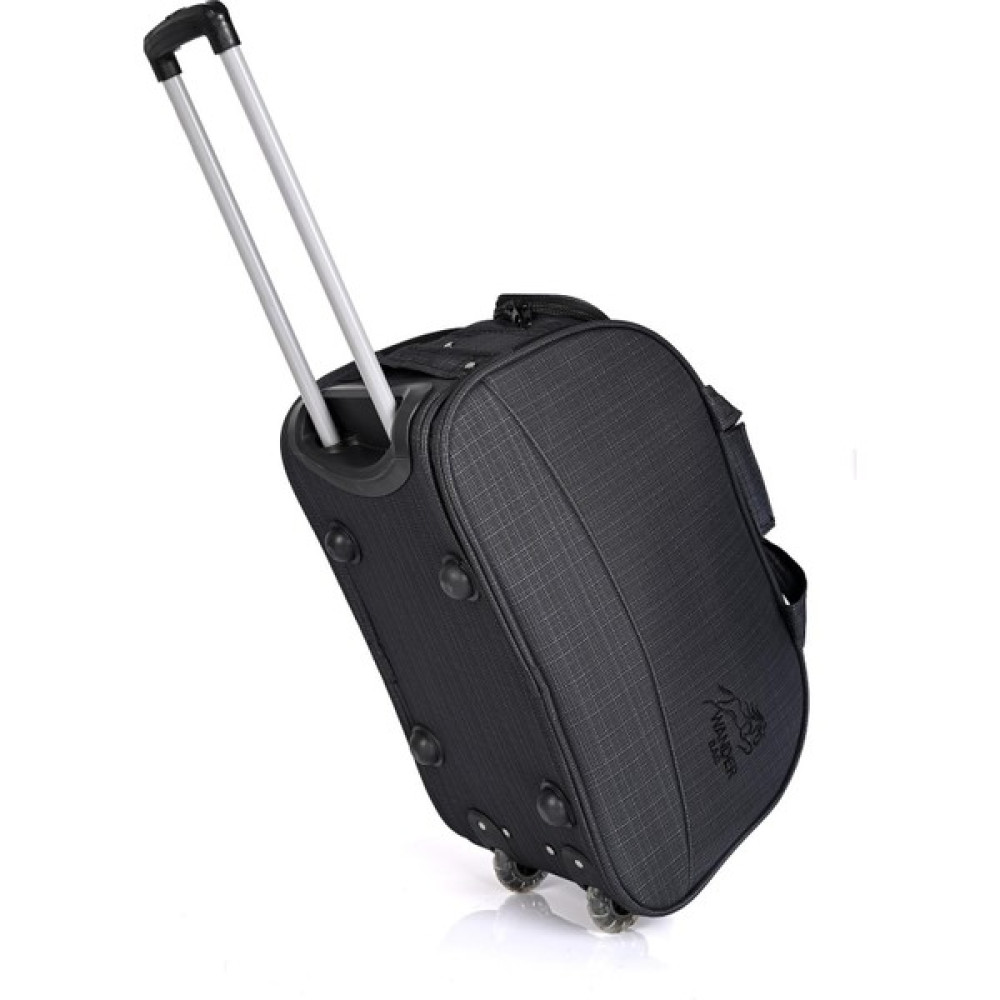 Wander Unisex Havlu Kumaş Iki Tekerli Hostes & Pilot Kabin Boy Valiz Siyah Çanta (Outdoor) Fiyatı