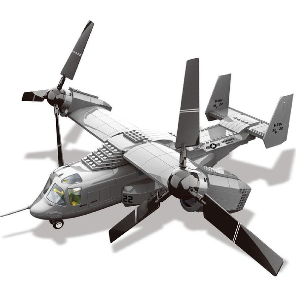 Wange LEGO 605 Parça V - 22 Osprey Aircraft - Savaş Uçağı 5006 Legolar ( Yapım Oyuncakları ) Fiyatı