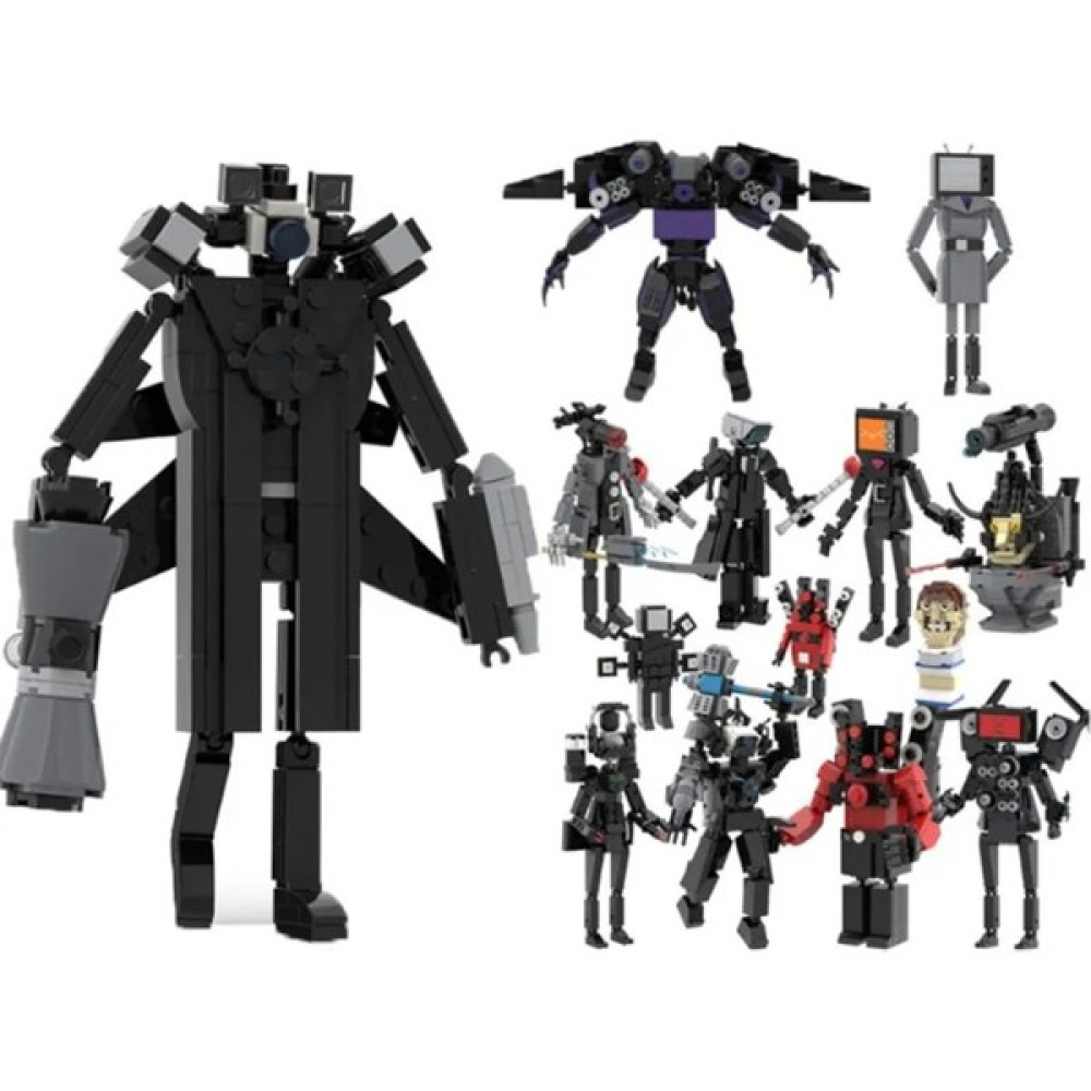 Wanglm 19 1/4/5/11 Adet Set Skibidi Tuvalet Ses Adam ve Kamera Titan Adam Yapı Taşları Oyuncak Tuğla Seti Çocuk Doğum Günü Noel Hediyesi (Yurt Dışı... Legolar ( Yapım Oyuncakları ) Fiyatı