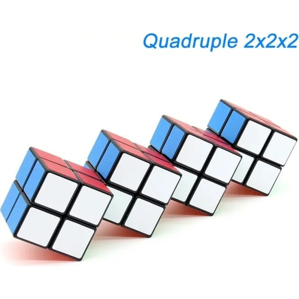 Wanglm Dörtlü 2X2X2 Yaratıcı Çift Üçlü Dörtlü 2X2X2 Sihirli Küp 2x2 Neo Profesyonel Hız Bükülen Bulmaca Zeka Oyunları Eğitici Oyuncaklar (Yurt Dışı... Oyun & Hobi Fiyatı