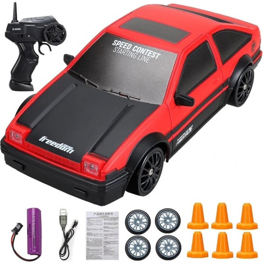Wanglm Ferrari R-1b Uzaktan Kumanda Araba 2.4g Drift Rc Araba 4WD Rc Drift Araba Oyuncak Gtr Modeli Dört Tekerlekten Çekişli Yarış Çocuk Erkek Çocu... RC Araçlar ve Aksesuarları Fiyatı