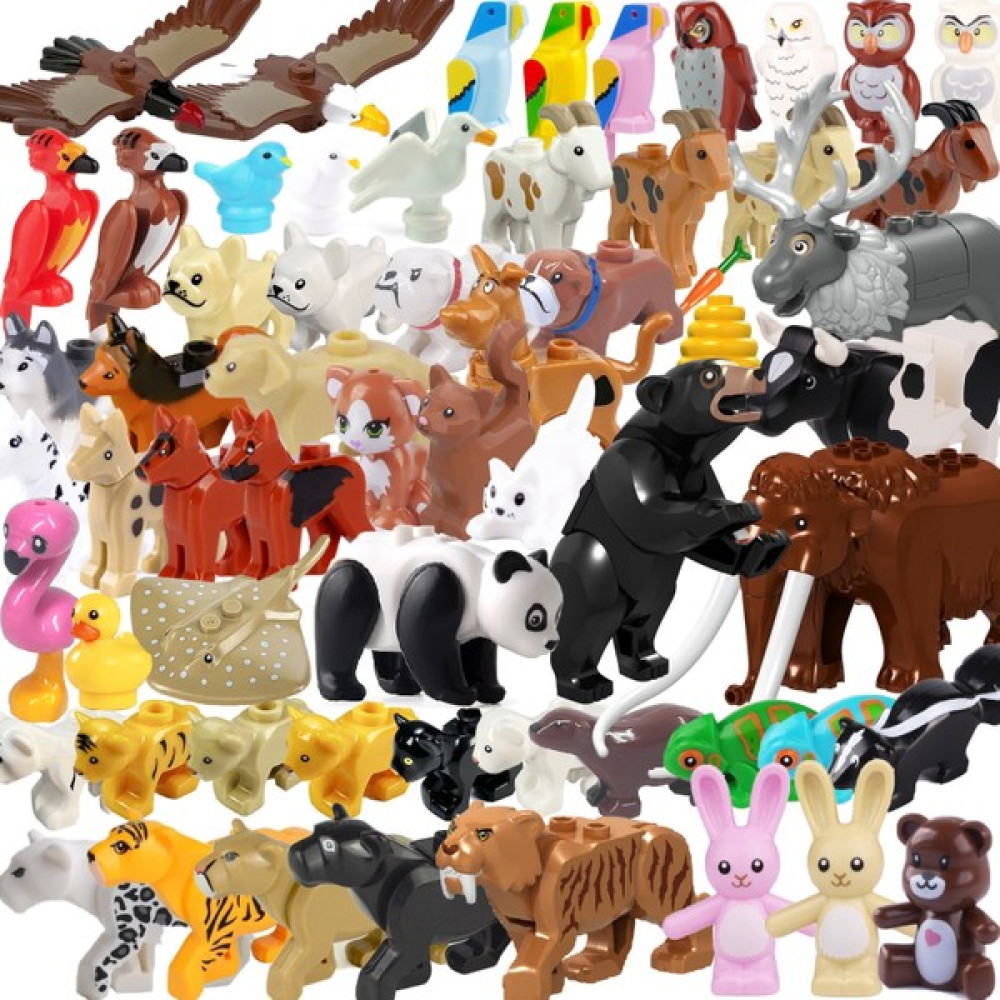 Wanglm Kayısı Moc Hayvanlar Yapı Taşı Keçi Koyun Papağan Su Samuru Inek Köpek Evcil Hayvan Kedi Panda Leopar Kaplan Domuz Hayvanat Bahçesi Geyik Ay... Legolar ( Yapım Oyuncakları ) Fiyatı