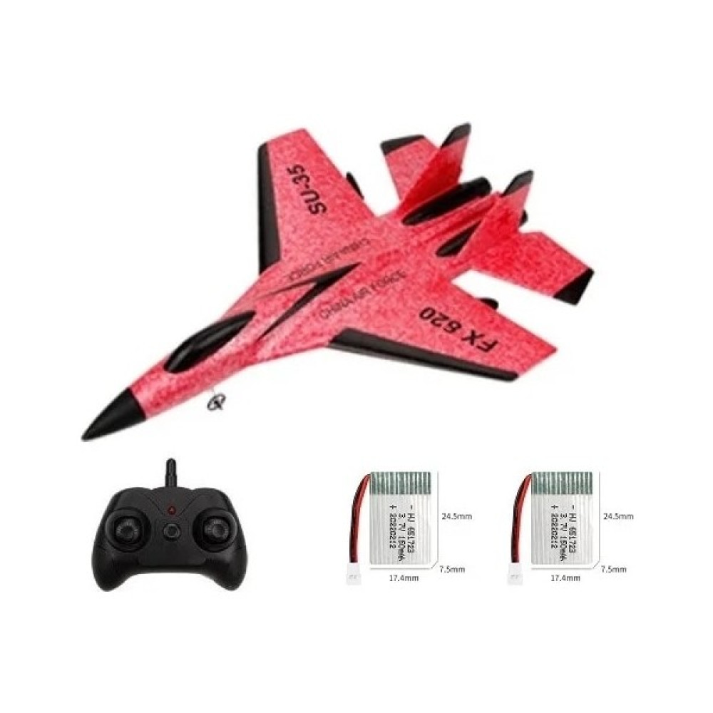 Wanglm Kırmızı 2 B 2.4g Planör Rc Drone FX620 SU35 Sabit Kanatlı Uçak Uzaktan Kumandalı Uçak Elektrikli LED Açık Oyuncaklar Rc Uçak Su-35 (Yurt Dış... RC Araçlar ve Aksesuarları Fiyatı