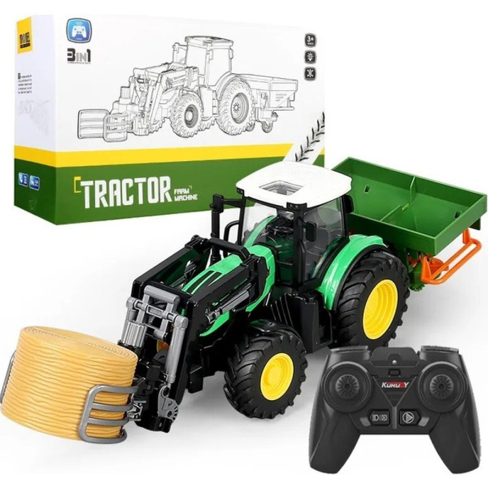 Wanglm Kırmızı Geniş Tekerlek 1/24 Rc Traktör Römork Rc Çiftçi Kamyon Römork Damperli Hasat 2.4g 4ch Rc Traktör Uzaktan Kumanda Traktör Mühendislik... RC Araçlar ve Aksesuarları Fiyatı