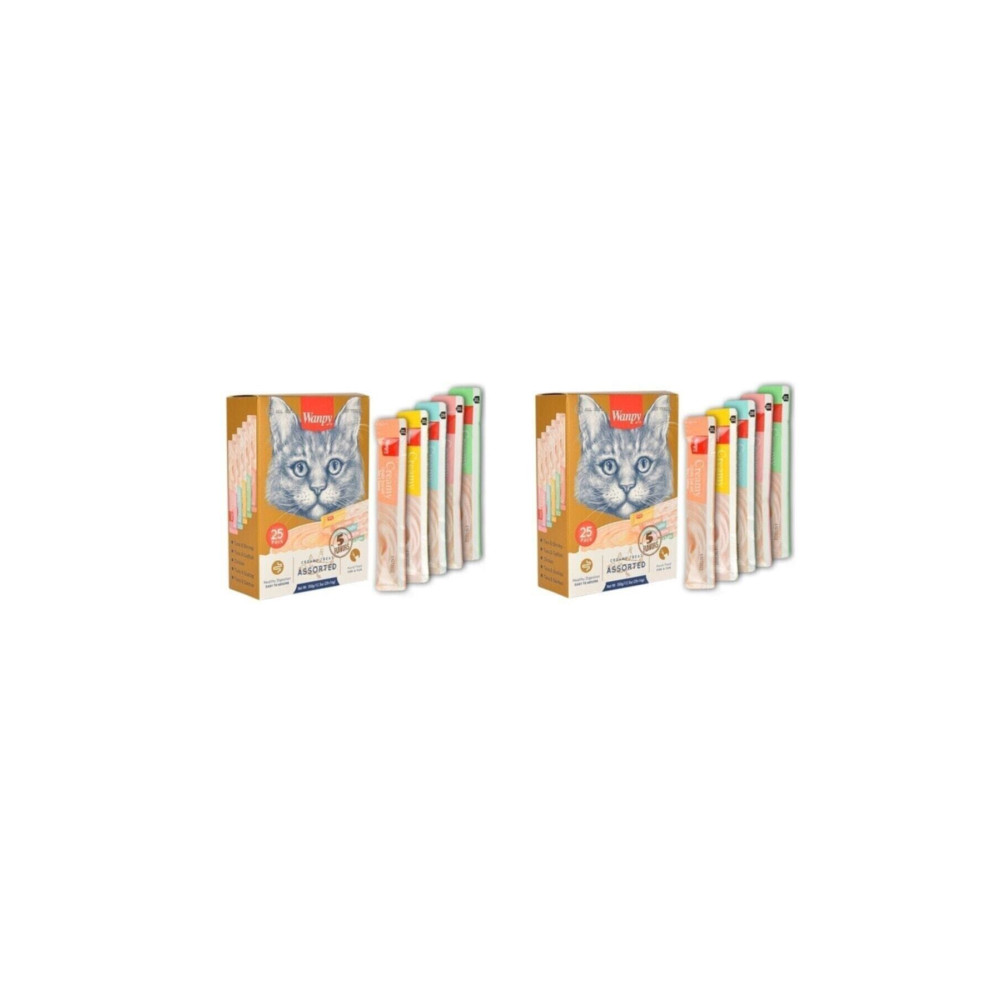Wanpy Karışık Kedi Sıvı Ödülü 14 gr 25li 2 Eko Paket Evcil Hayvan Ürünleri Fiyatı