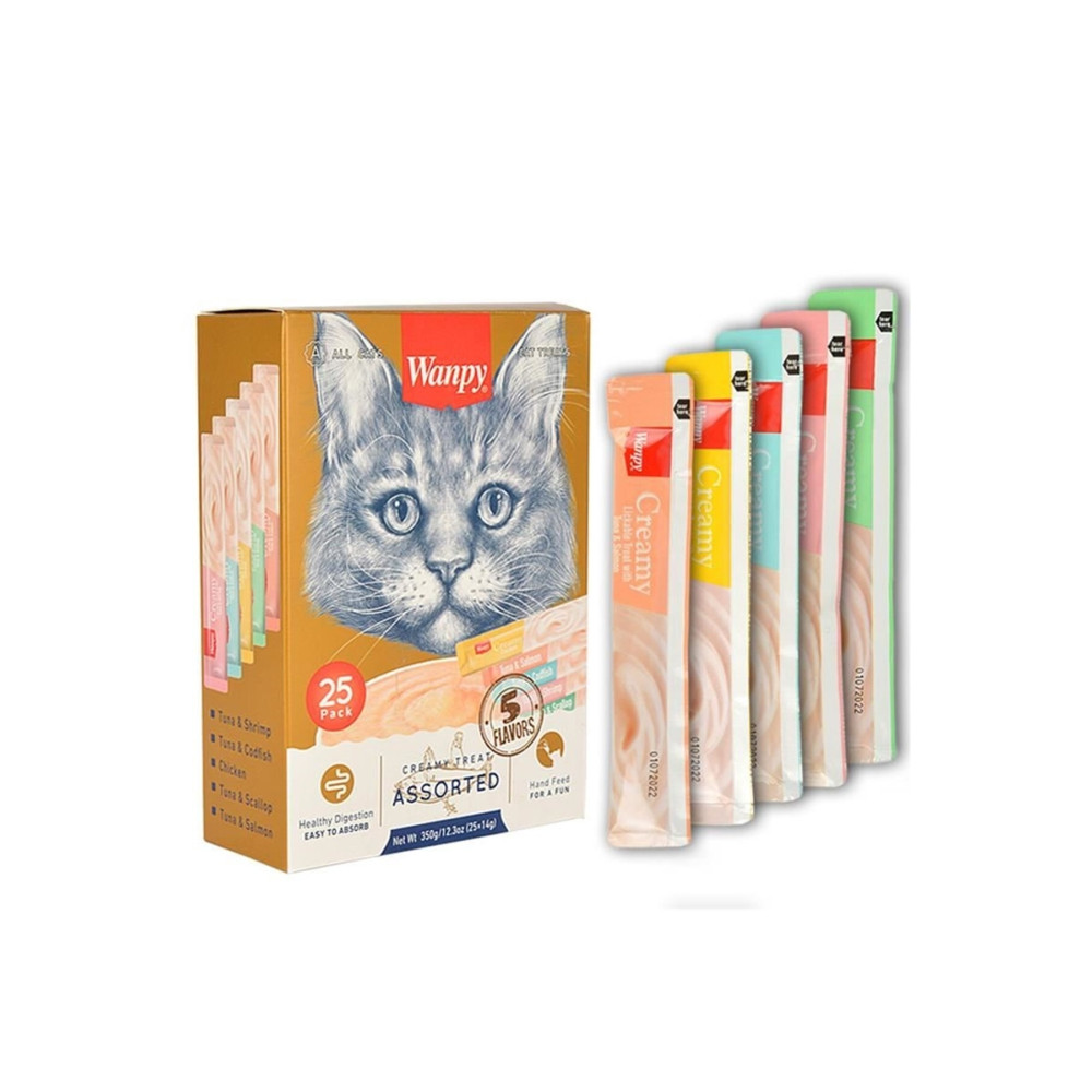 Wanpy Karışık Lezzetli Sıvı Kedi Ödülü 25x14 Gr Evcil Hayvan Ürünleri Fiyatı