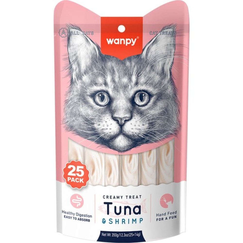 Wanpy Ton&Karidesli Krema Kedi Ödülü 25*14 gr Evcil Hayvan Ürünleri Fiyatı