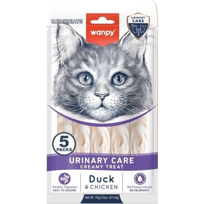 Wanpy Urinary Care Ördekli ve Tavuklu Krema Kedi Ödülü 5X14 gr Evcil Hayvan Ürünleri Fiyatı