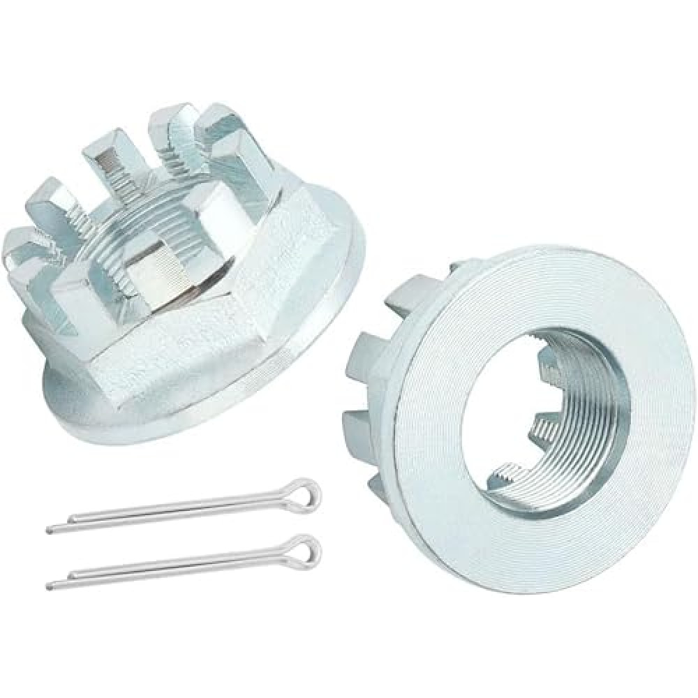 WANTONE RACING 2Pcs Rear Axle Castle Nuts 20mm Replacement for Honda ATV Fore-Man Rancher Recon TRX 250 350 400 420 450 500 Rincon 650 680 Pioneer 500 700 1000 90304-HM7-A10