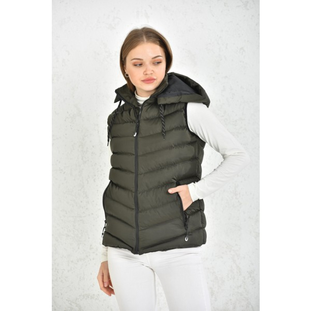 WAPP Unisex Jel Dolgu Kapüşonlu Şişme Yelek Kadın Yelek Fiyatı