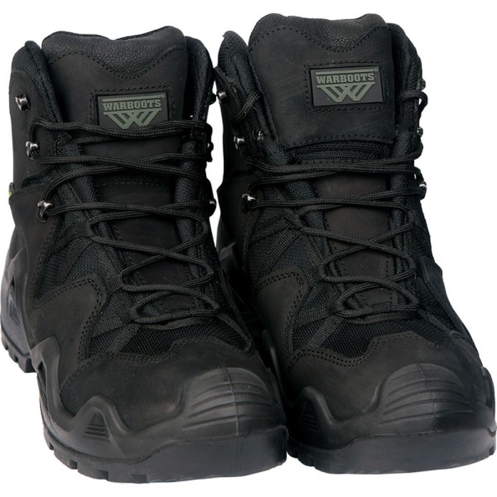 Warboots BLK-2047 Nubuk Deri Waterproof Astar Arazi ve Askeri Bot Siyah Rengi Yarım Boy Erkek Botları Fiyatı