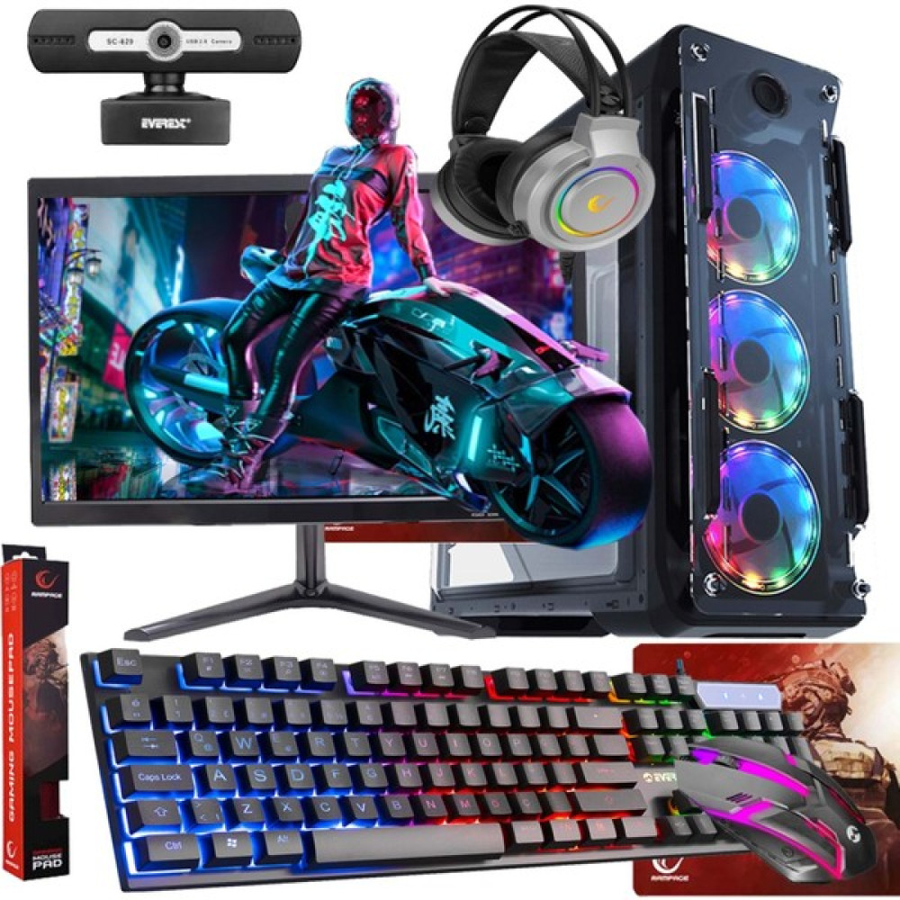 Warbox MB İ5-6500 8GB RAM 240GB SSD 250GB HDD R7 240 4GB 21.5" Set Masaüstü Bilgisayar - Siyah Masaüstü Bilgisayar Fiyatı