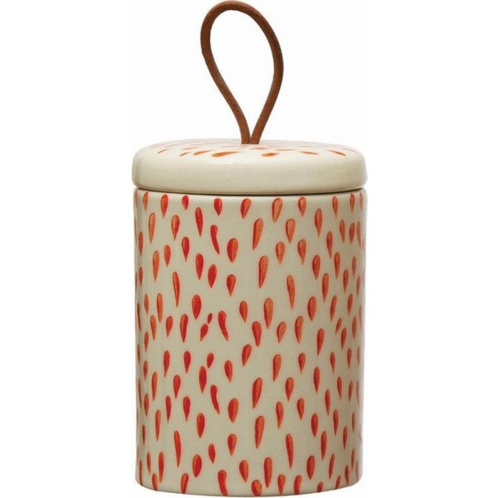 Warm Design Kapaklı ve Deri Askılı Kap - Renkli - 100 ml Baharat Setleri & Baharatlıklar Fiyatı