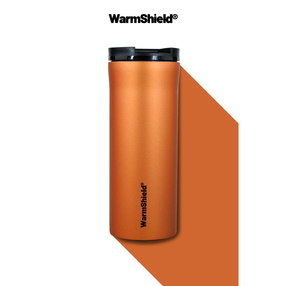 WarmShield Özel Seri Platin Turuncu Çift Katmanlı Paslanmaz Çelik Termos Bardak 400 Ml Kahve Ve Çay Termosu Termos Fiyatı