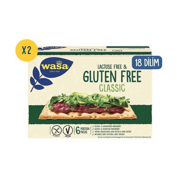 Wasa Glutensiz Gevrek Ekmek 2'li Unlu Mamüller Fiyatı