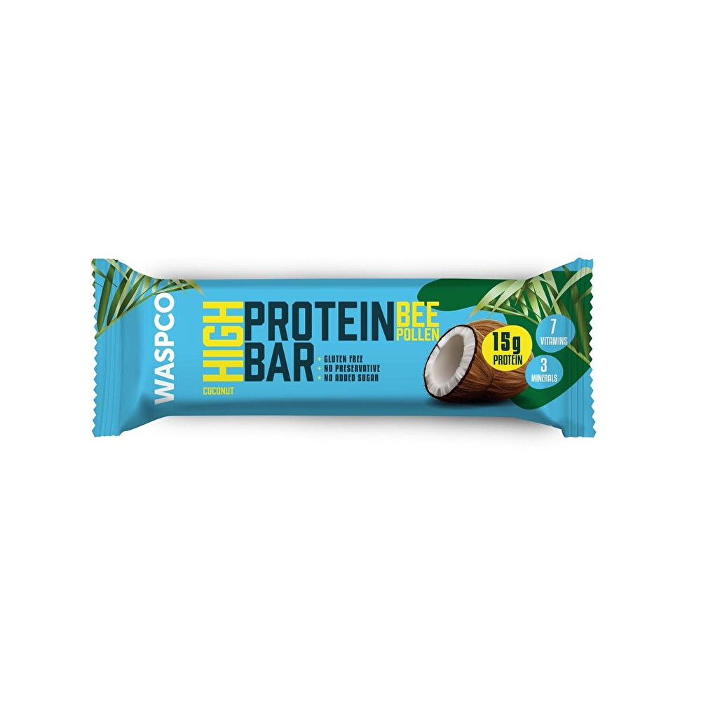 Waspco Arı Polen Hindistan Cevizi Ve Bademli Protein Bar 50 G Granola ve Bar Fiyatı