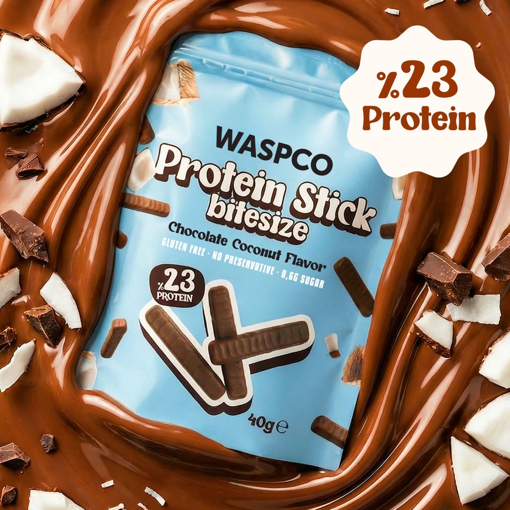 WaspCo Protein Stick Bitesize - Hindistan Cevizi Aromalı 40 gr x 12 Adet Diğer Fiyatı