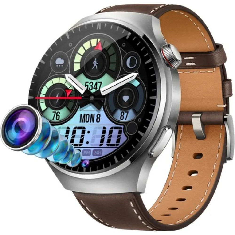 Watch 9 Akıllı Yuvarlak Saat 4g, App Kontrolü, 5g, Gps,bluetooth, Nfc Gizli Kamera Btk Kayıtlı - Gümüş Diğer Fiyatı