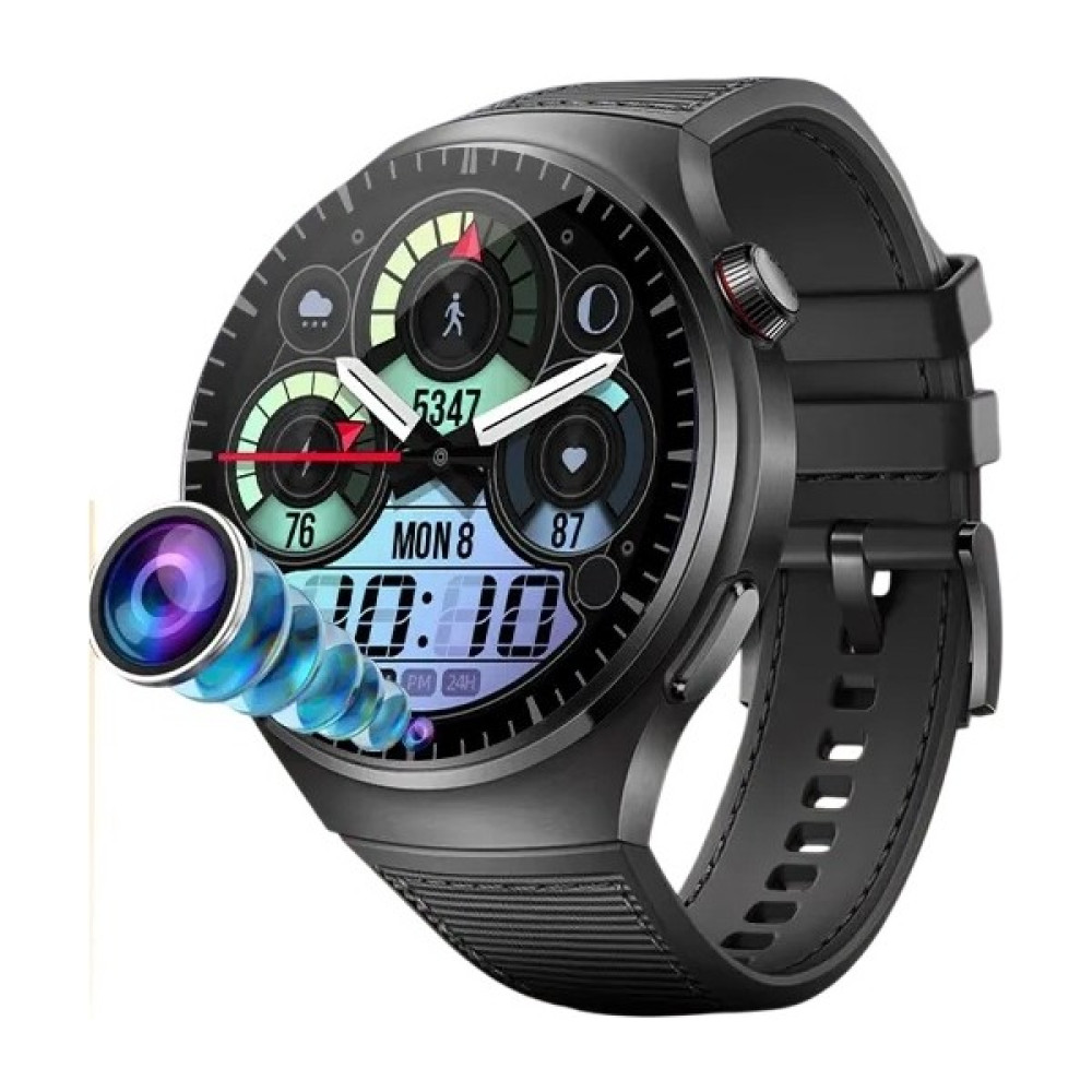 Watch 9 Akıllı Yuvarlak Saat 4g, App Kontrolü, 5g, Gps,bluetooth, Nfc Gizli Kamera Btk Kayıtlı - Koyu Siyah Diğer Fiyatı