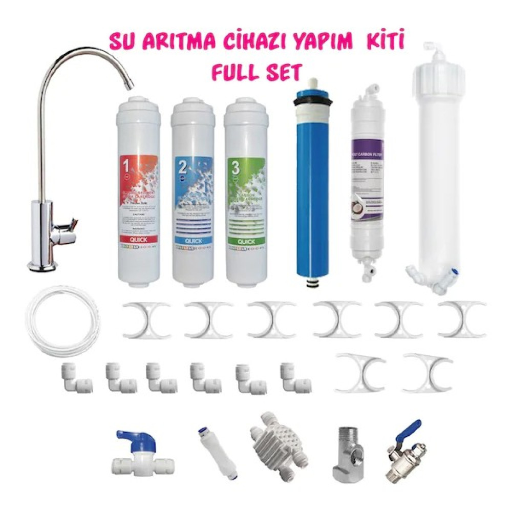 Water King Su Arıtma Cihazı Yapım Seti Full Set Su Arıtma Yapım Kiti Bahçe Makinesi Aksesuar & Yedek Parça Fiyatı