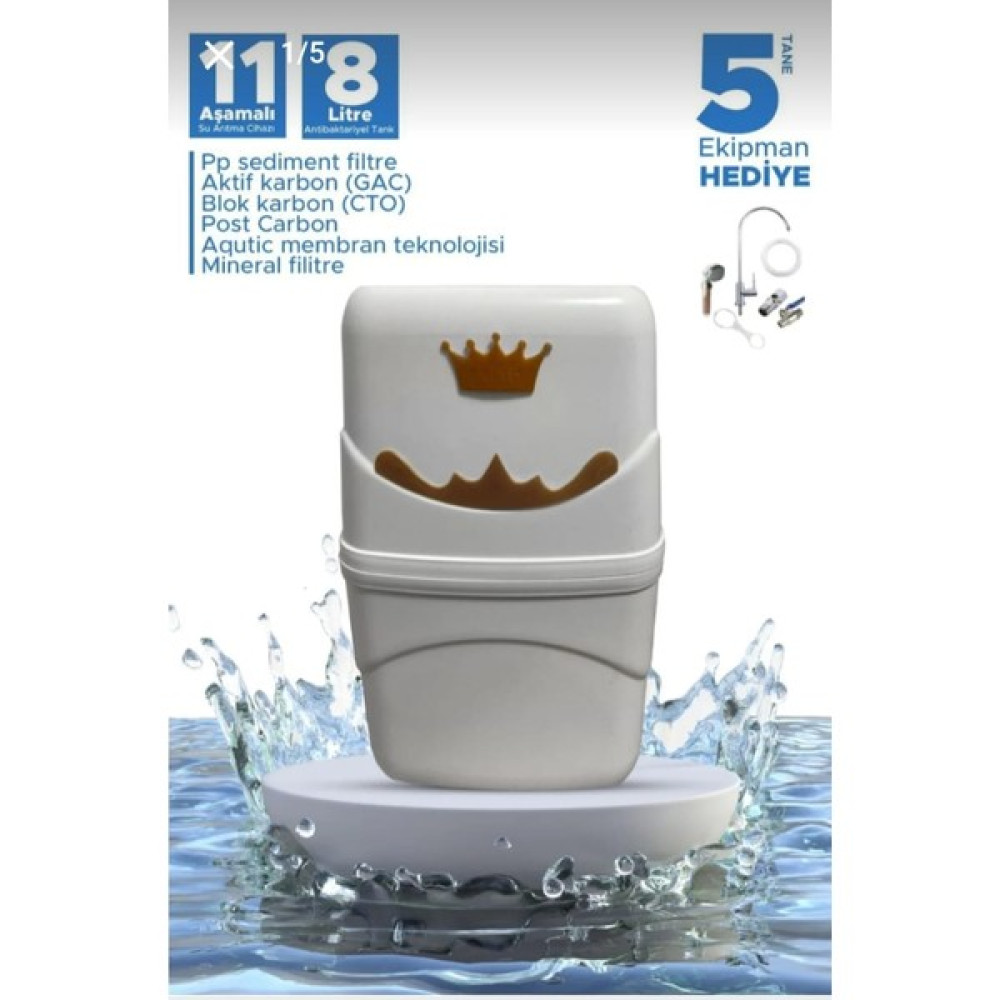 Water King Waterking Su Arıtma Cihazı Aqutic Membran 11 Aşama Mineralli Cihaz 6'lı Bahçe Makinesi Fiyatı